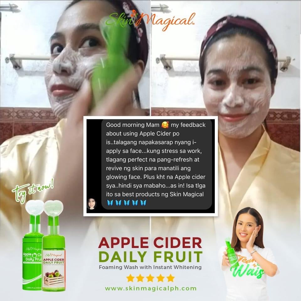 Skin Magical Apple Cider Vinegar Foaming Facial Wash - La Belleza AU Skin & Wellness