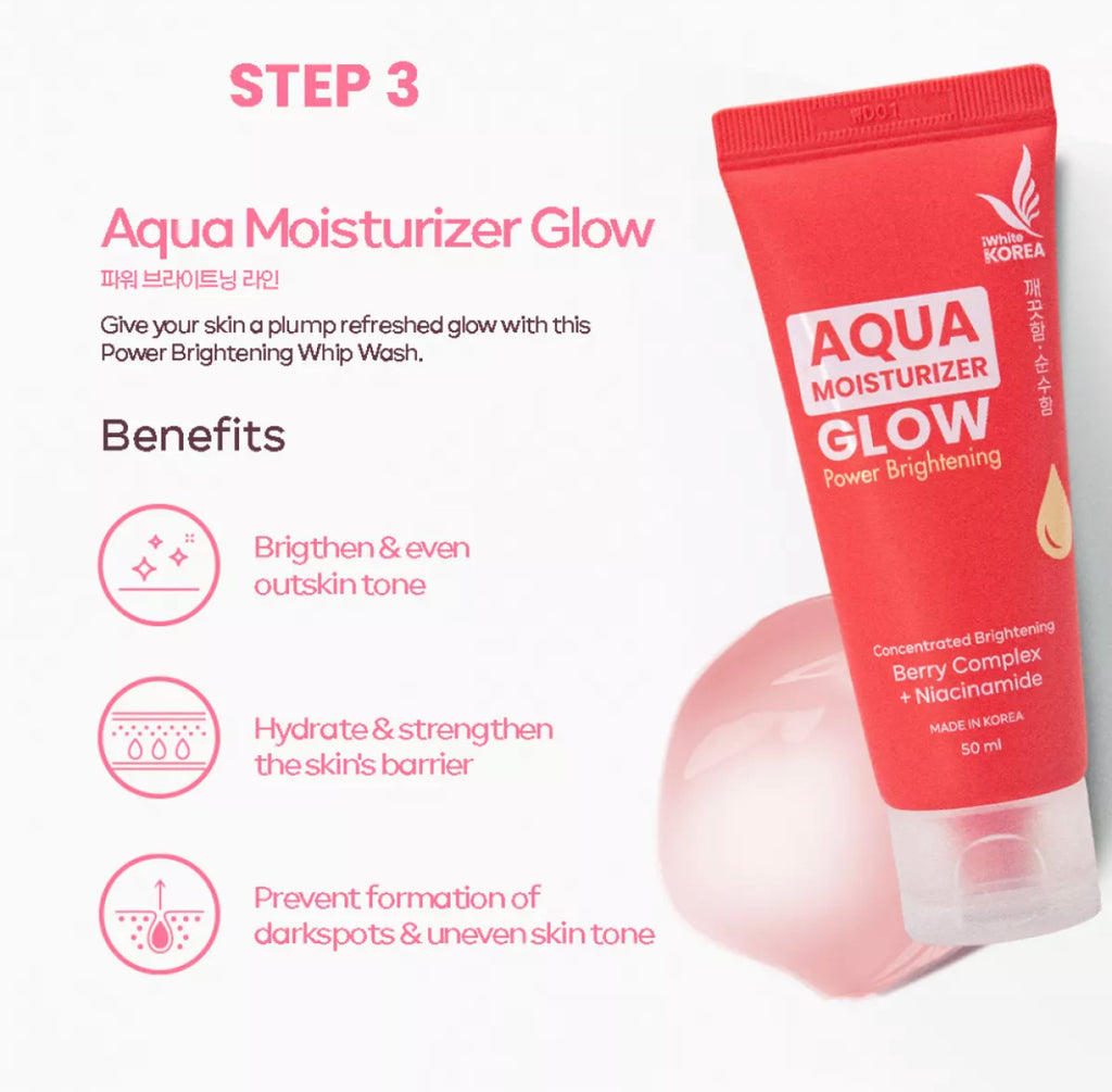Aqua Moisturizer Glow 50ml (New Packaging) - La Belleza AU Skin & Wellness