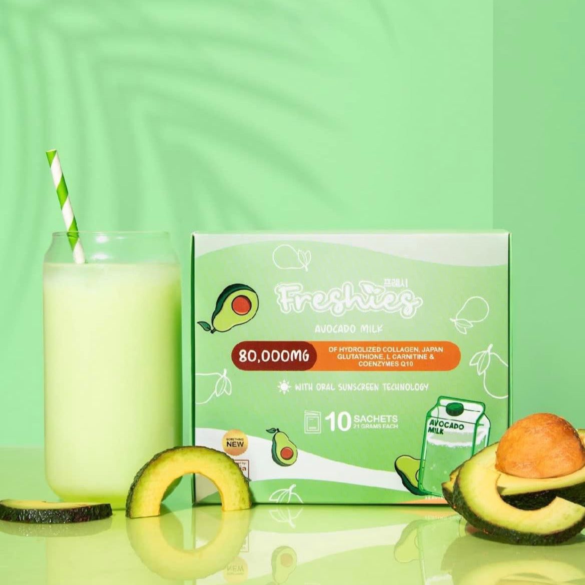 Freshies Avocado Milk Collagen Drink by Juju Glow 10s | La Belleza AU ...