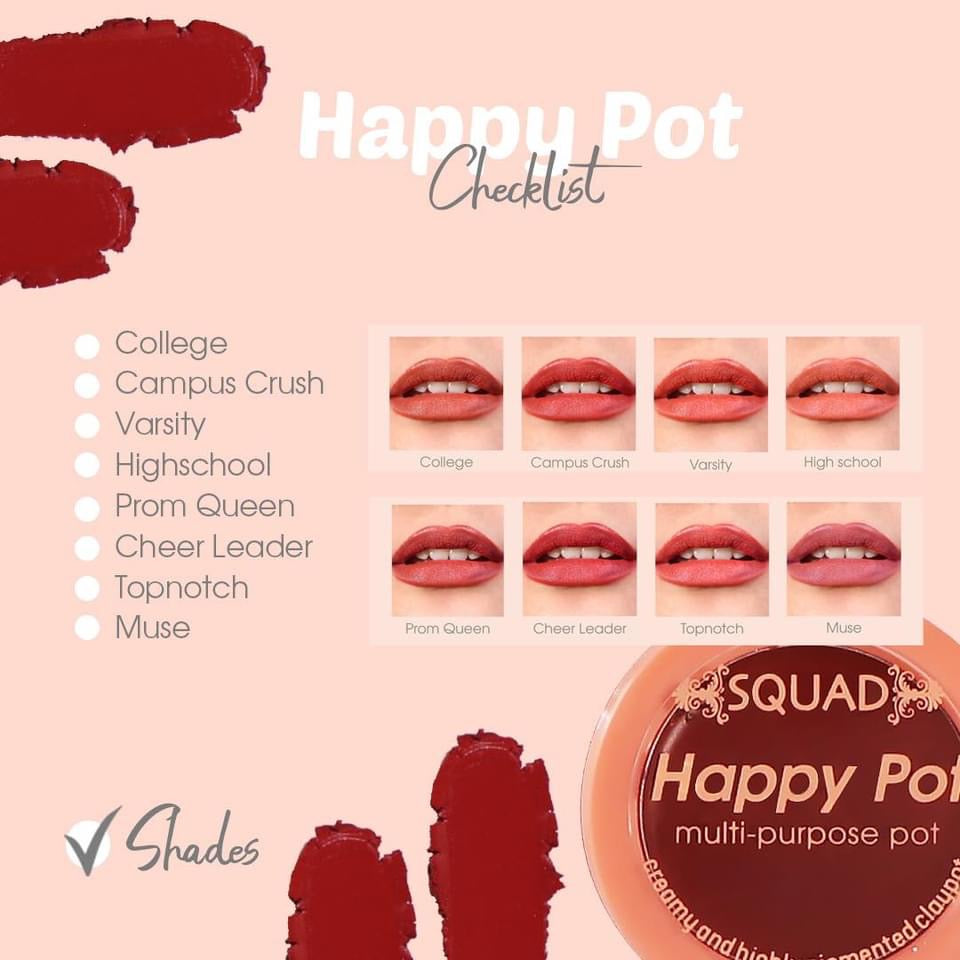 Squad Cosmetics Happy Pot - La Belleza AU Skin & Wellness