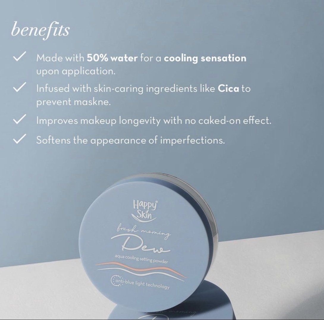 Happy Skin Dew Aqua Cooling Setting Powder - La Belleza AU Skin & Wellness
