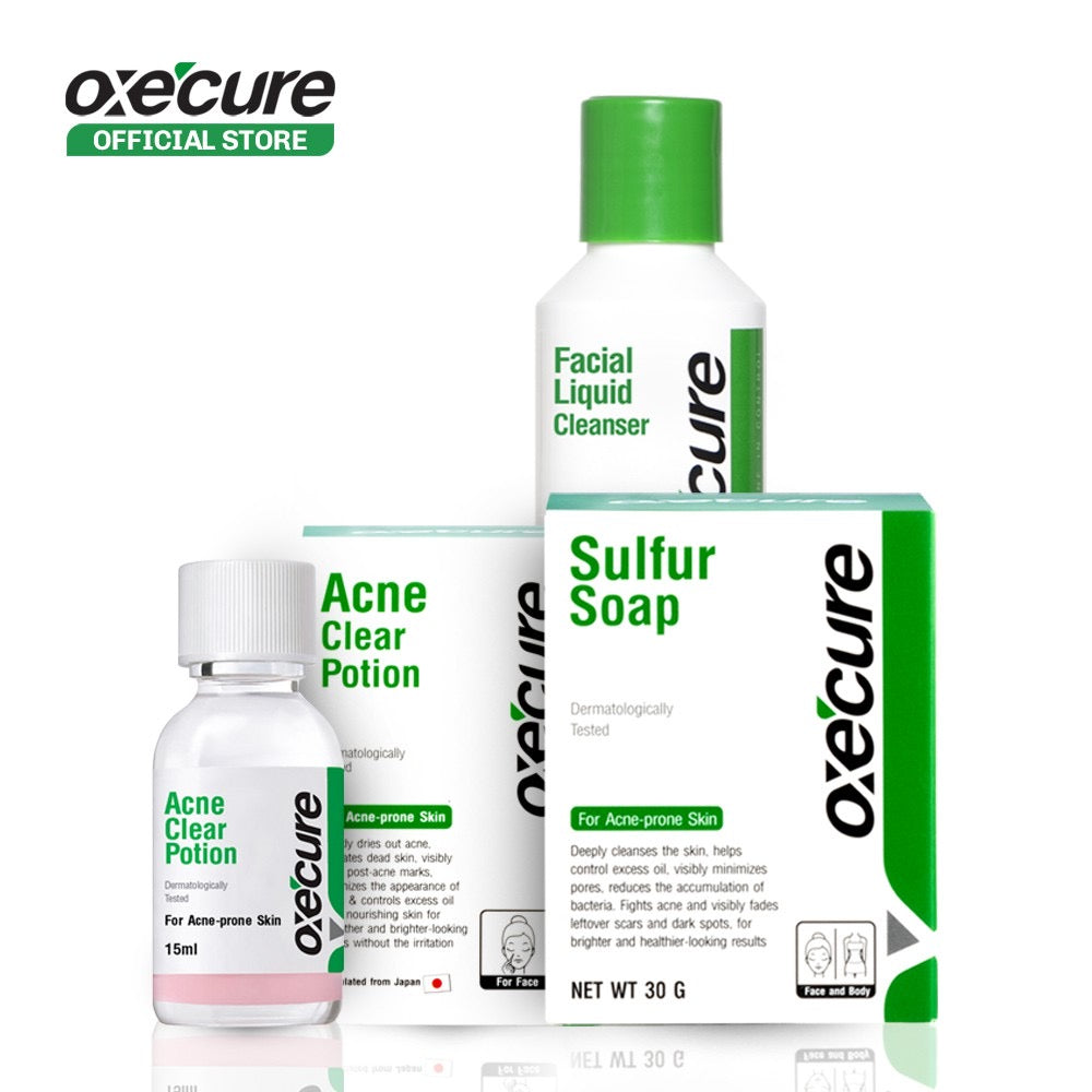 OXECURE Acne Solutions Facial Starter Kit - La Belleza AU Skin & Wellness