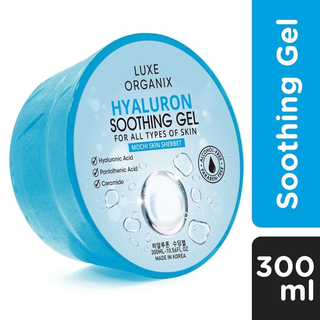 Luxe Organix Hyaluronic Soothing Gel 300ml - La Belleza AU Skin & Wellness
