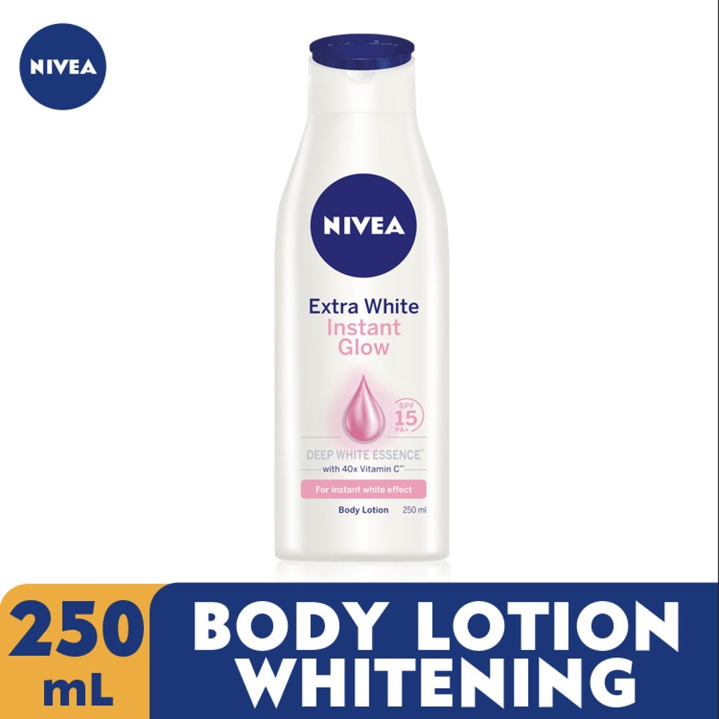NIVEA Body Extra White Instant Glow Lotion SPF15 250ml - La Belleza AU Skin & Wellness