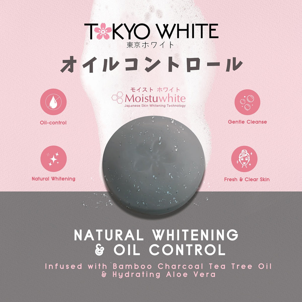 Tokyo White Natural Whitening and Oil Control Face & Body Soap 100g - La Belleza AU Skin & Wellness