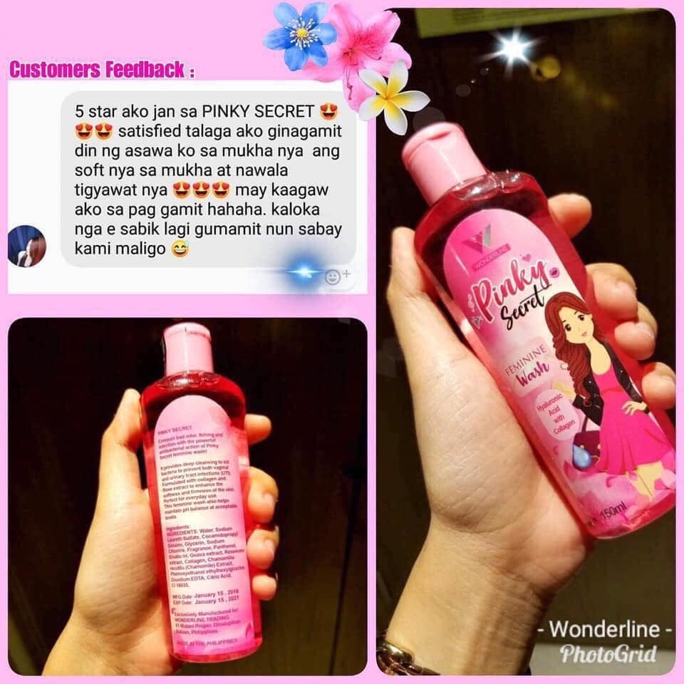 Pinky Secret Feminine Wash 150ml - La Belleza AU Skin & Wellness