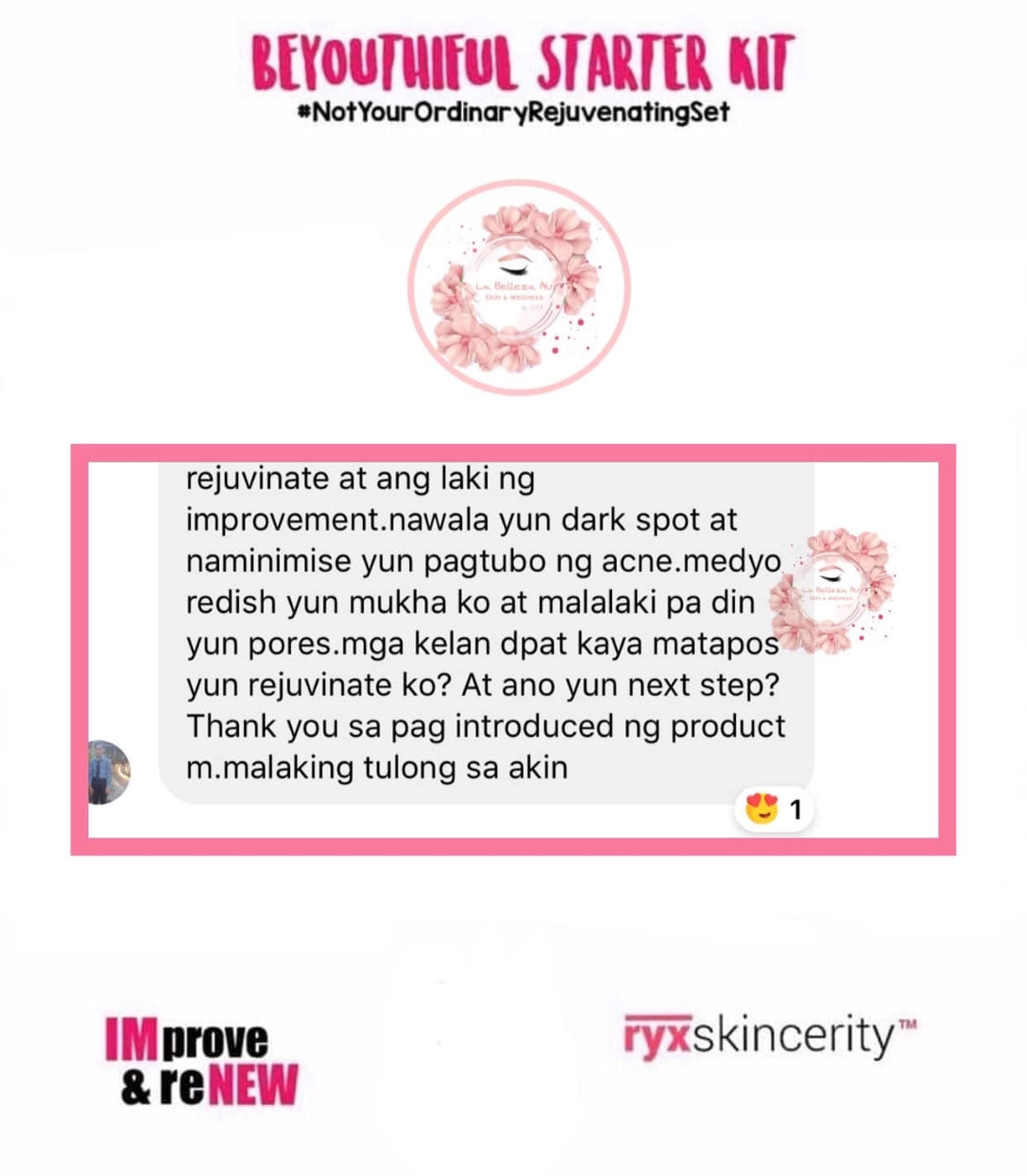 Beyouthiful Starter Kit 3.0 (With Sticker - Old Formula) - La Belleza AU Skin & Wellness