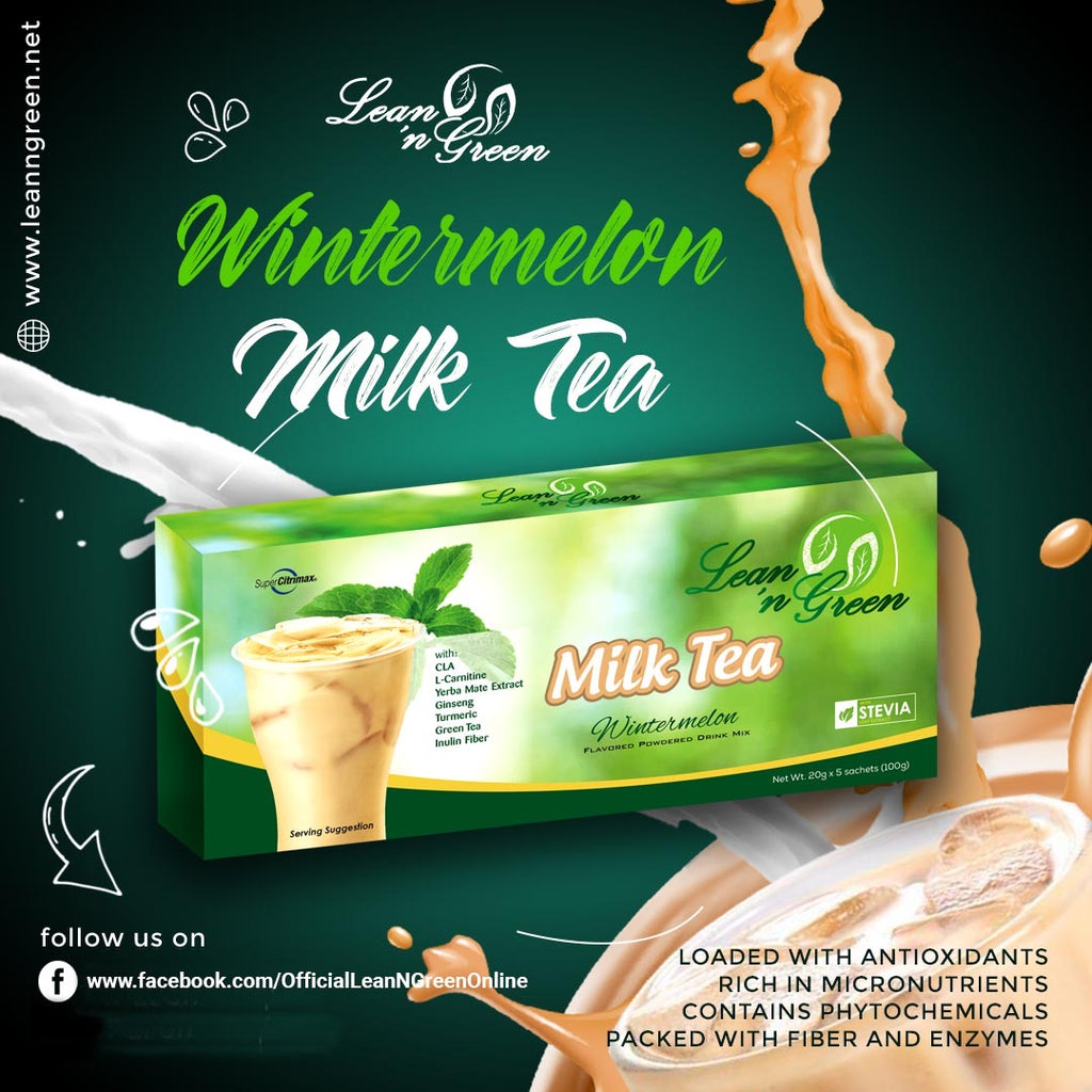 Lean N Green Milk Tea (5s / box) - La Belleza AU Skin & Wellness