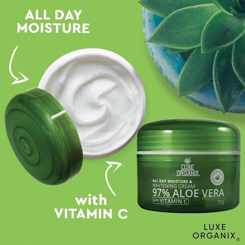 Aloe Vera All Day Moisture and Whitening Cream with Vitamin C 97% - La Belleza AU Skin & Wellness