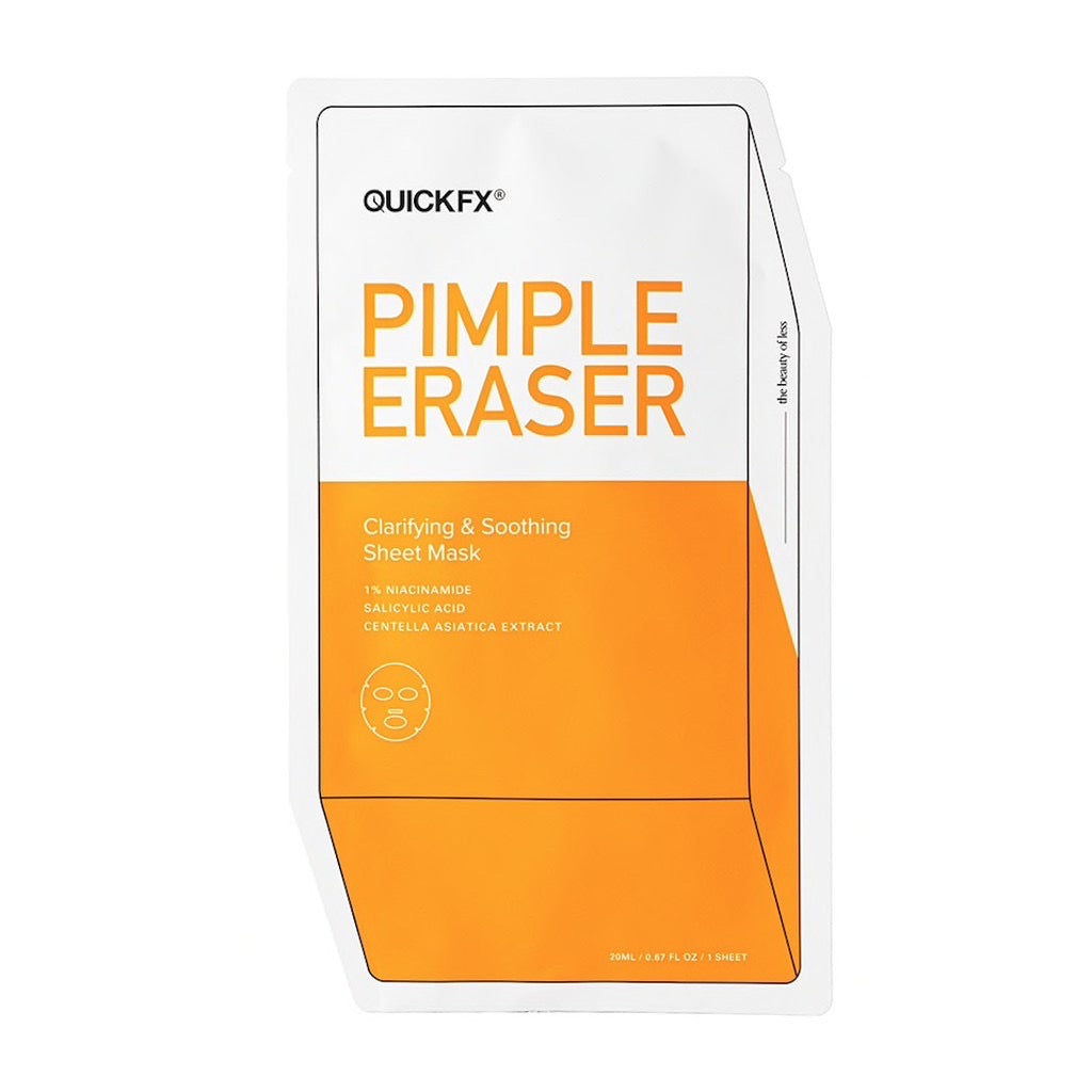 QUICKFX Pimple Eraser Clarifying & Soothing Sheet Mask (exp 08/2023) - La Belleza AU Skin & Wellness