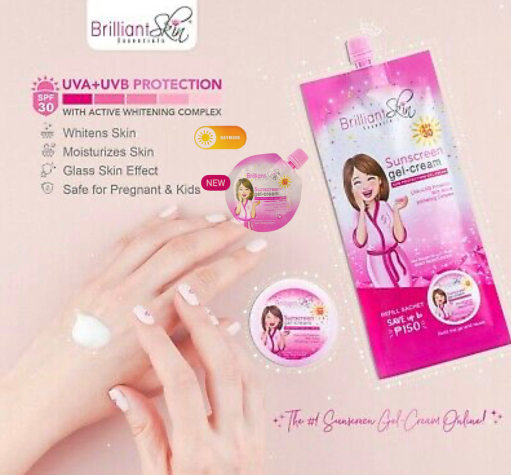 Brilliant Skin Sunscreen Gel-Cream SPF30 50g - La Belleza AU Skin & Wellness