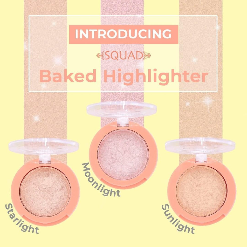 Squad Cosmetics Baked Highlighter - La Belleza AU Skin & Wellness
