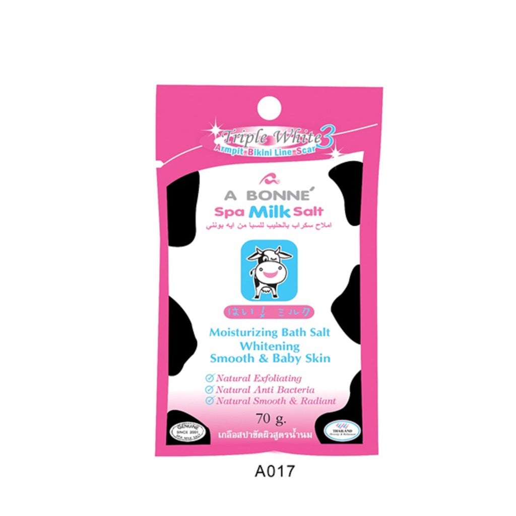 Abonne Spa Milk Salt 70G (Sachet) - La Belleza AU Skin & Wellness