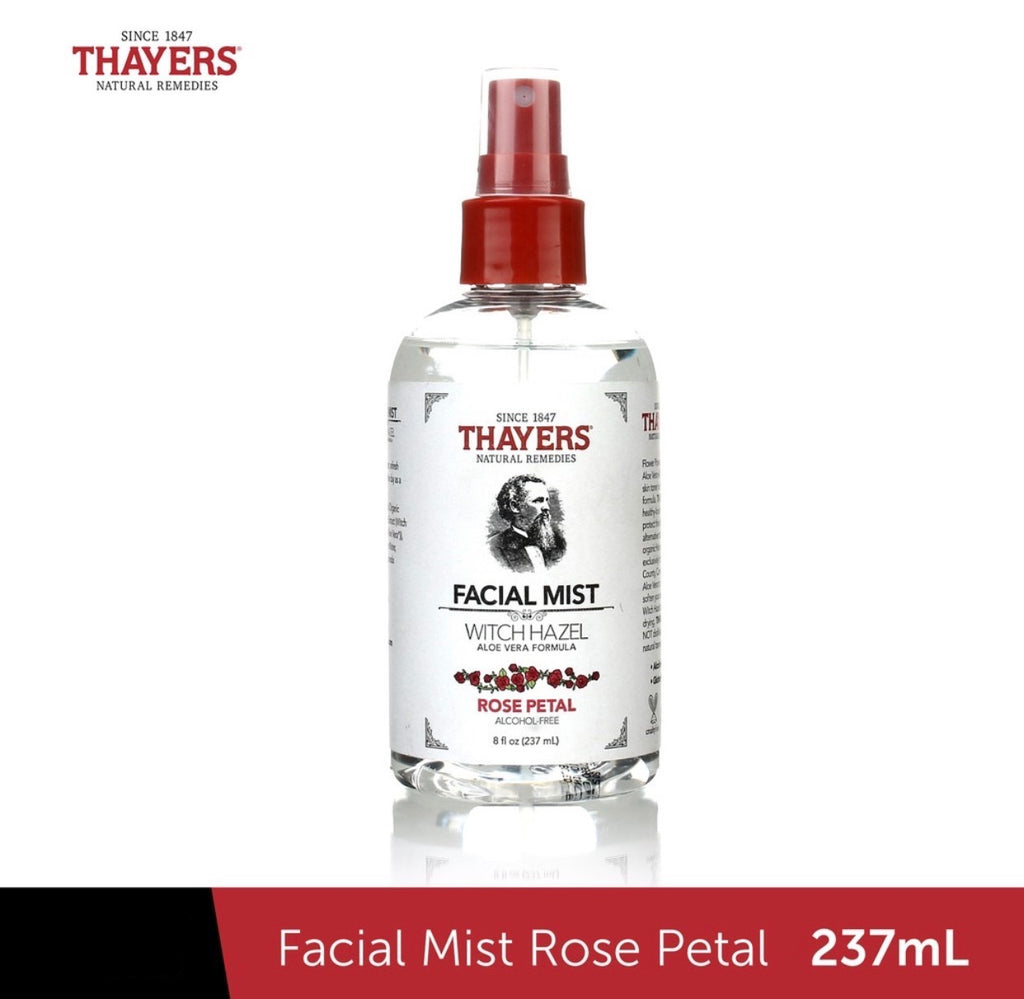 Thayers Witch Hazel Alcohol Free Rose Petal Face Mist 237ml - La Belleza AU Skin & Wellness
