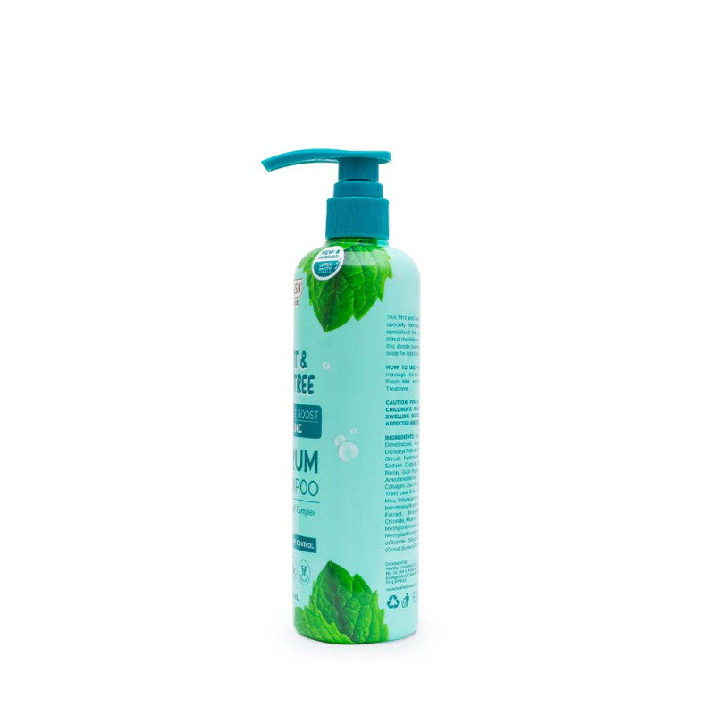 Fresh Hairlab Mint and Tea Tree Double Boost Zinc Serum Shampoo 430ml - La Belleza AU Skin & Wellness