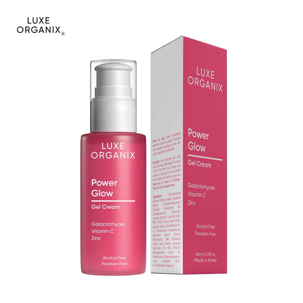 Luxe Organix Power Glow Gel Cream 80ml - La Belleza AU Skin & Wellness