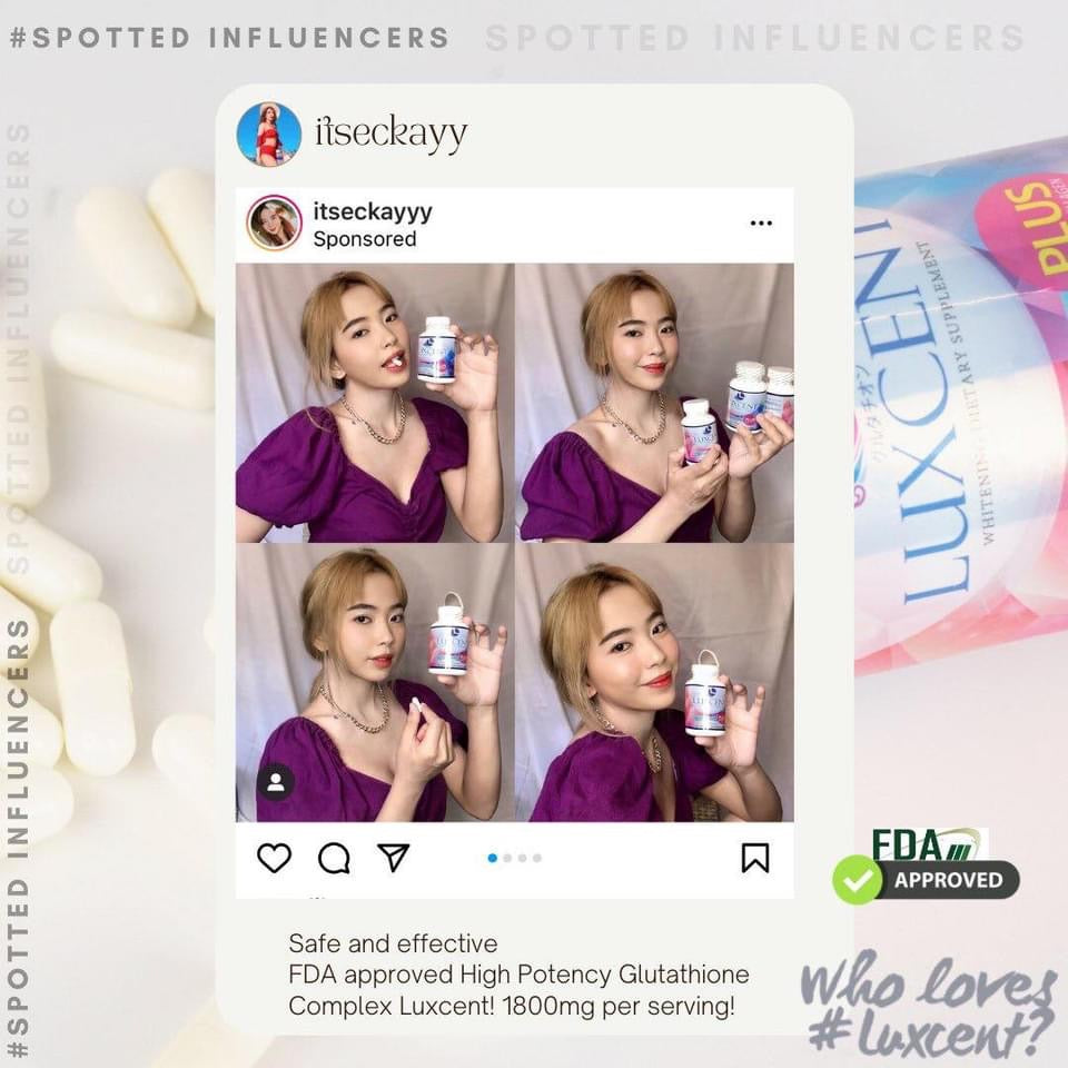 Luxcent Luminous Caps L-Glutathione Plus Marine Collagen (New Packaging) - La Belleza AU Skin & Wellness
