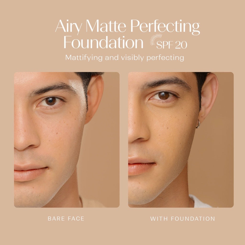 BLK Cosmetics Airy Matte Perfecting Powder Foundation SPF20 ( 3 universally flattering shades) - La Belleza AU Skin & Wellness