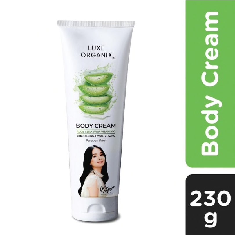 Luxe Organix Aloe Vera with Vitamin C Body Cream 230g - La Belleza AU Skin & Wellness