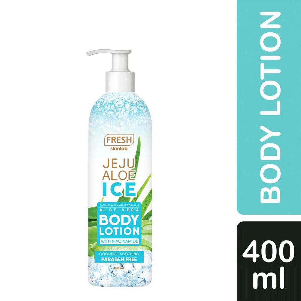 Fresh Jeju Aloe Cooling And Soothing Ice Body Lotion 400ml - La Belleza AU Skin & Wellness