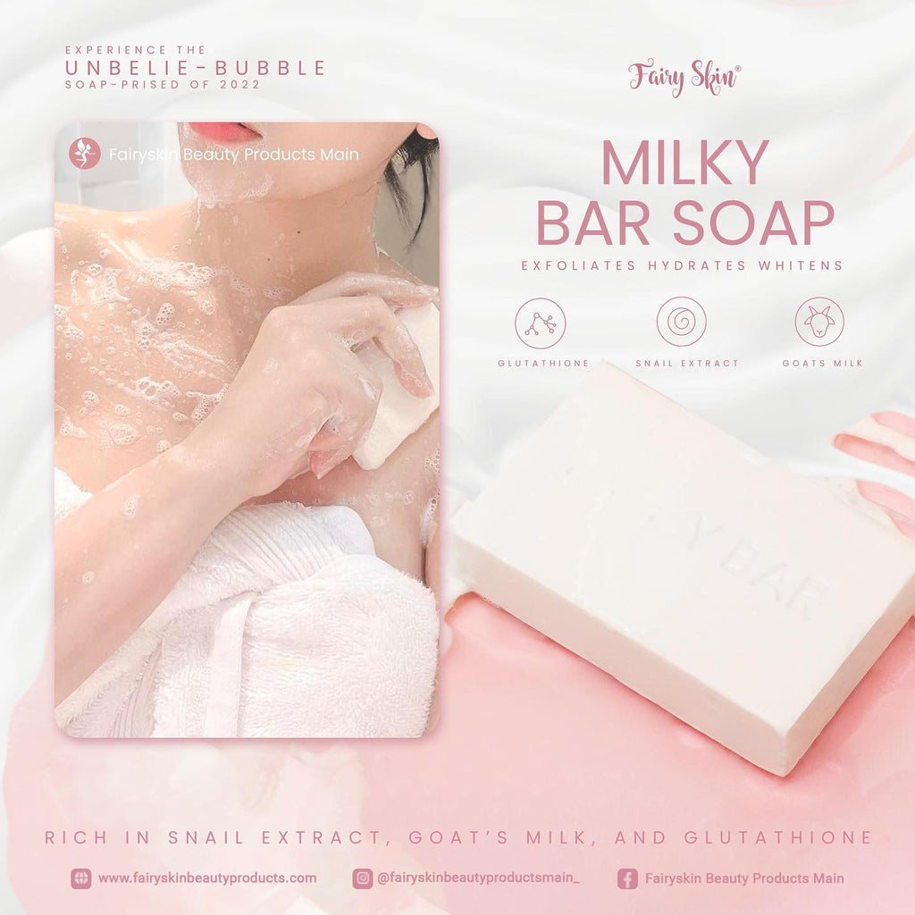 Fairy Skin Milky Bar Soap - La Belleza AU Skin & Wellness