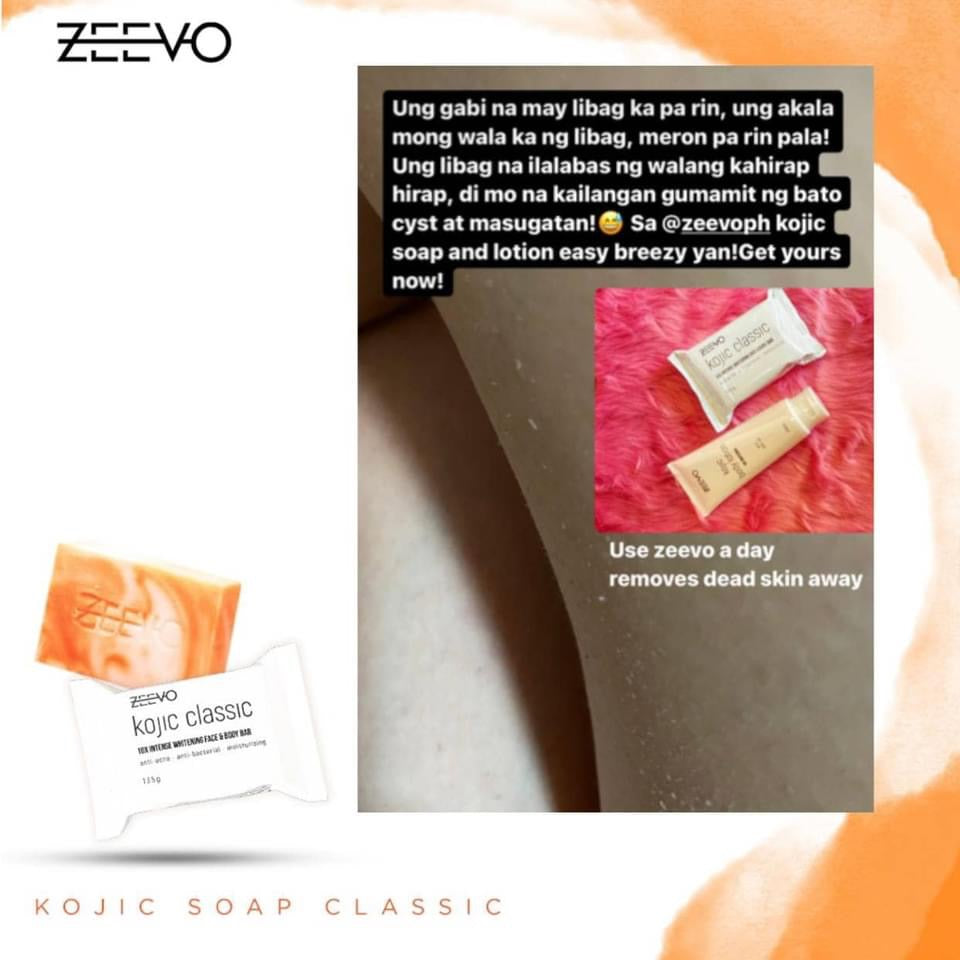 ZEEVO Kojic Classic 10x Whitening Soap 135g - La Belleza AU Skin & Wellness