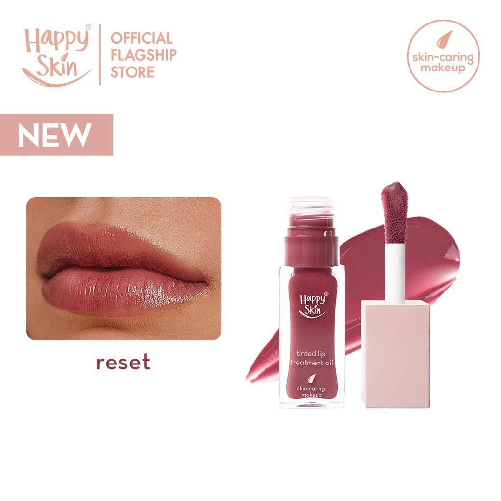 Happy Skin Second Skin Tinted Lip Treatment Oil 7ml - La Belleza AU Skin & Wellness