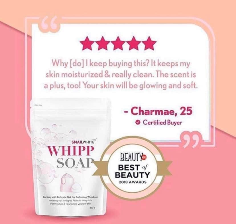 NAMU Snailwhite Whipp Soap 100g - La Belleza AU Skin & Wellness