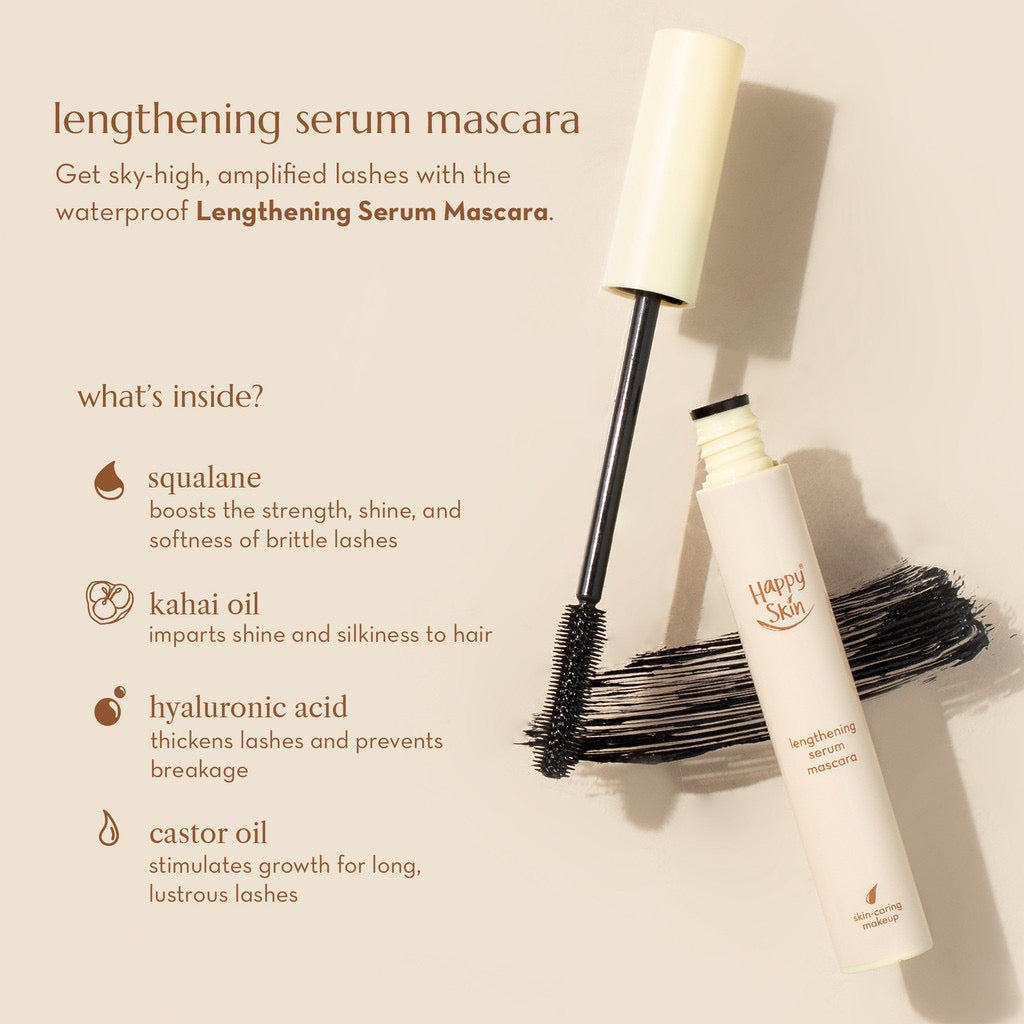 Happy Skin Second Skin Lengthening Serum Mascara - La Belleza AU Skin & Wellness