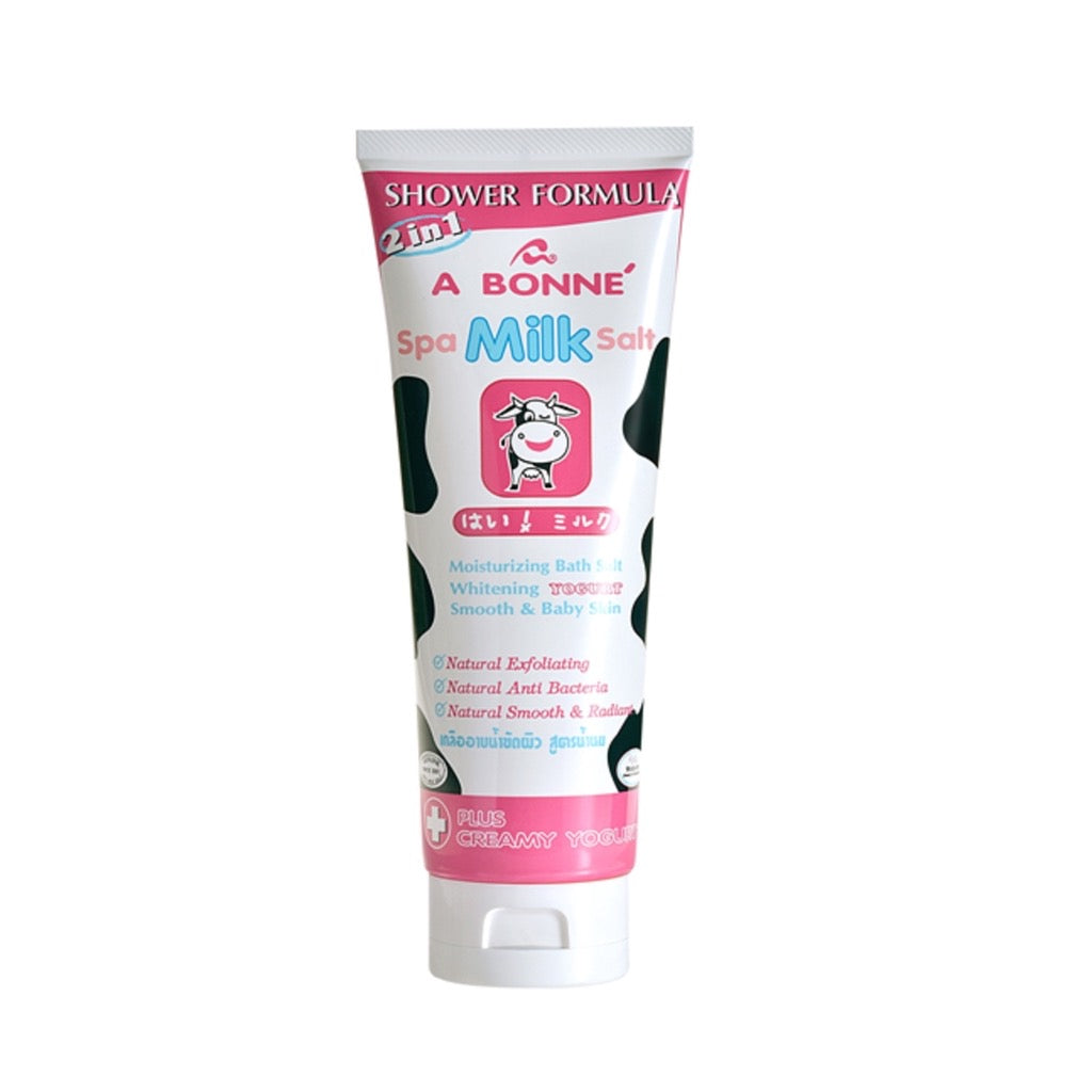 Abonne Spa Milk Salt Scrub Shower Creamy Formula 350G - La Belleza AU Skin & Wellness