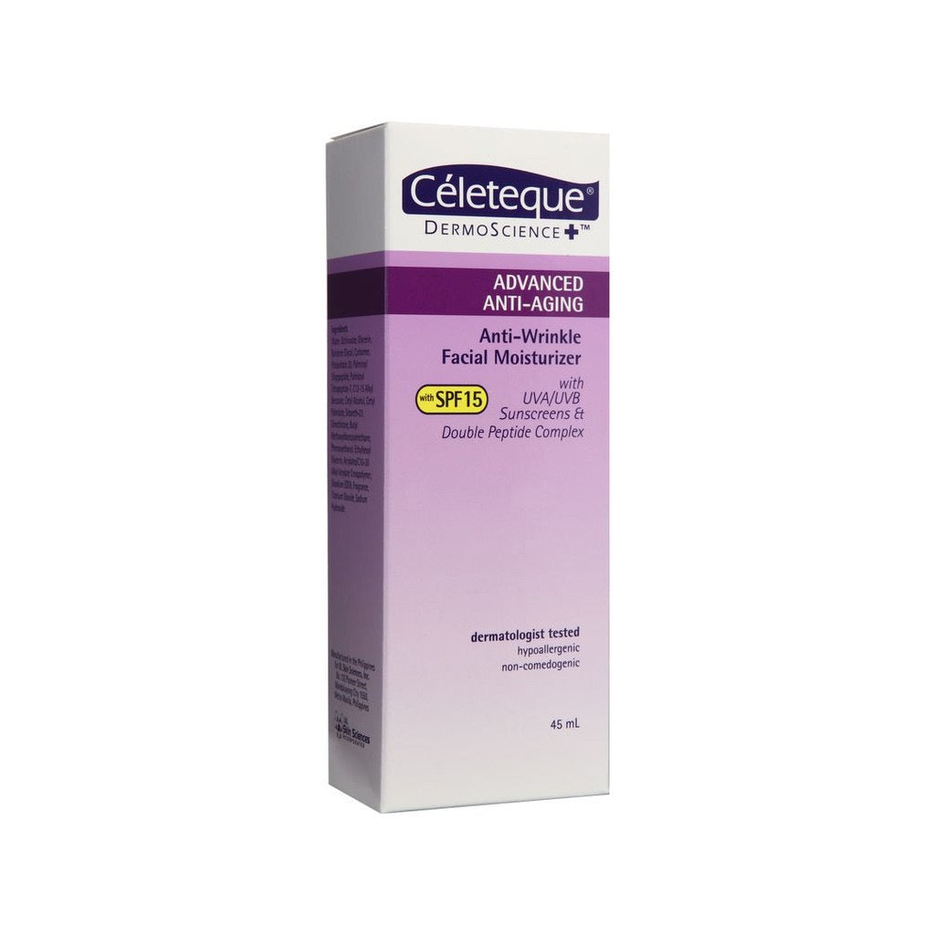 Céleteque Advanced Anti-Aging Facial Moisturizer with SPF15 45ml - La Belleza AU Skin & Wellness