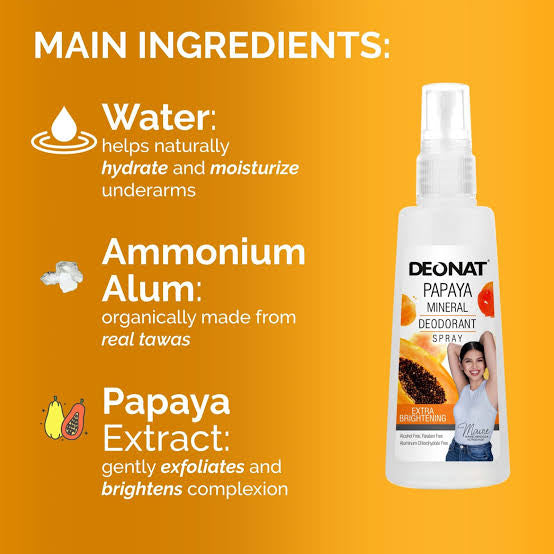 DEONAT Deodorant Spray 100ml - La Belleza AU Skin & Wellness
