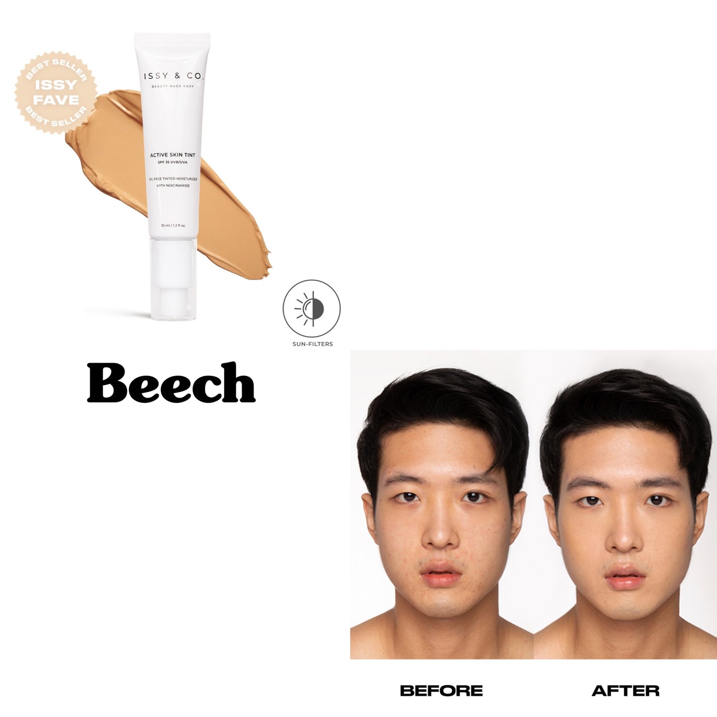 Issy & Co. Active Skin Tint SPF35 - La Belleza AU Skin & Wellness