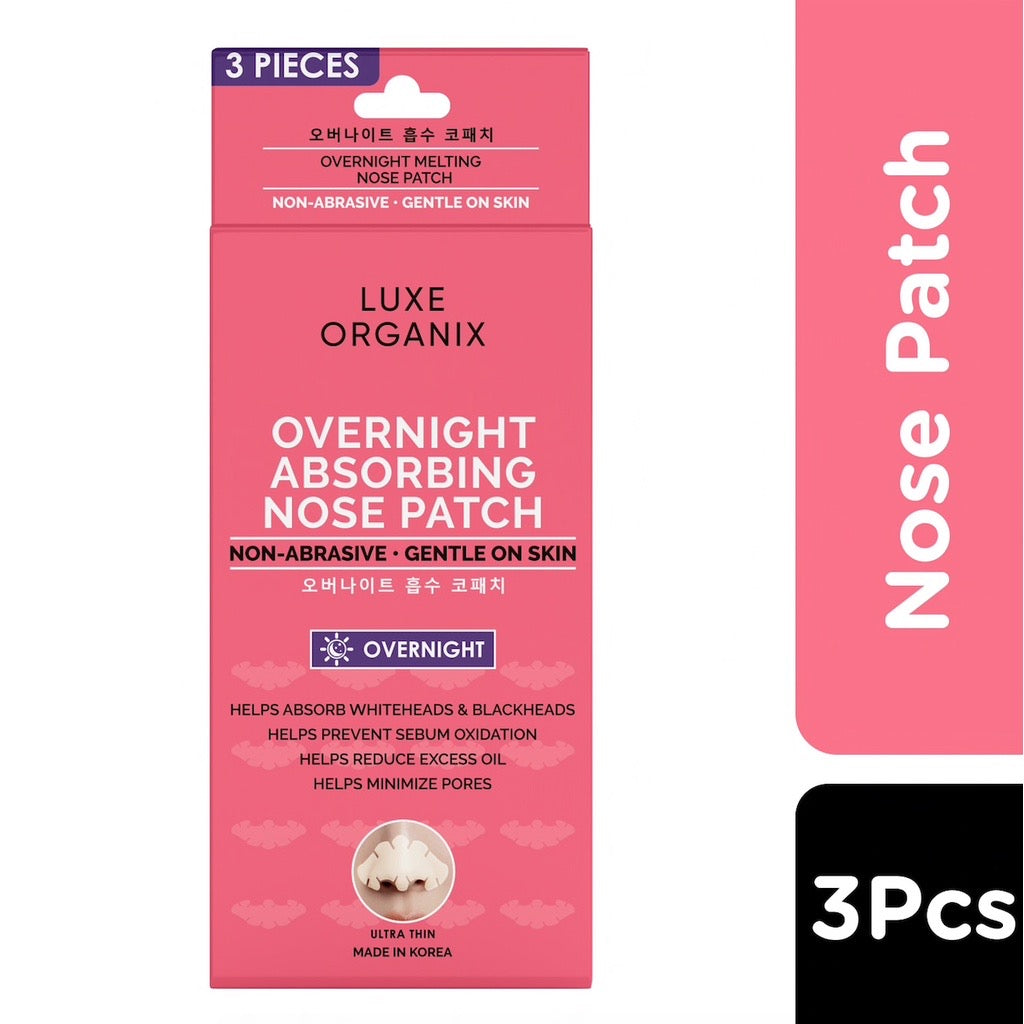 Luxe Organix Hydrocolloid Overnight Nose Patch 3s - La Belleza AU Skin & Wellness