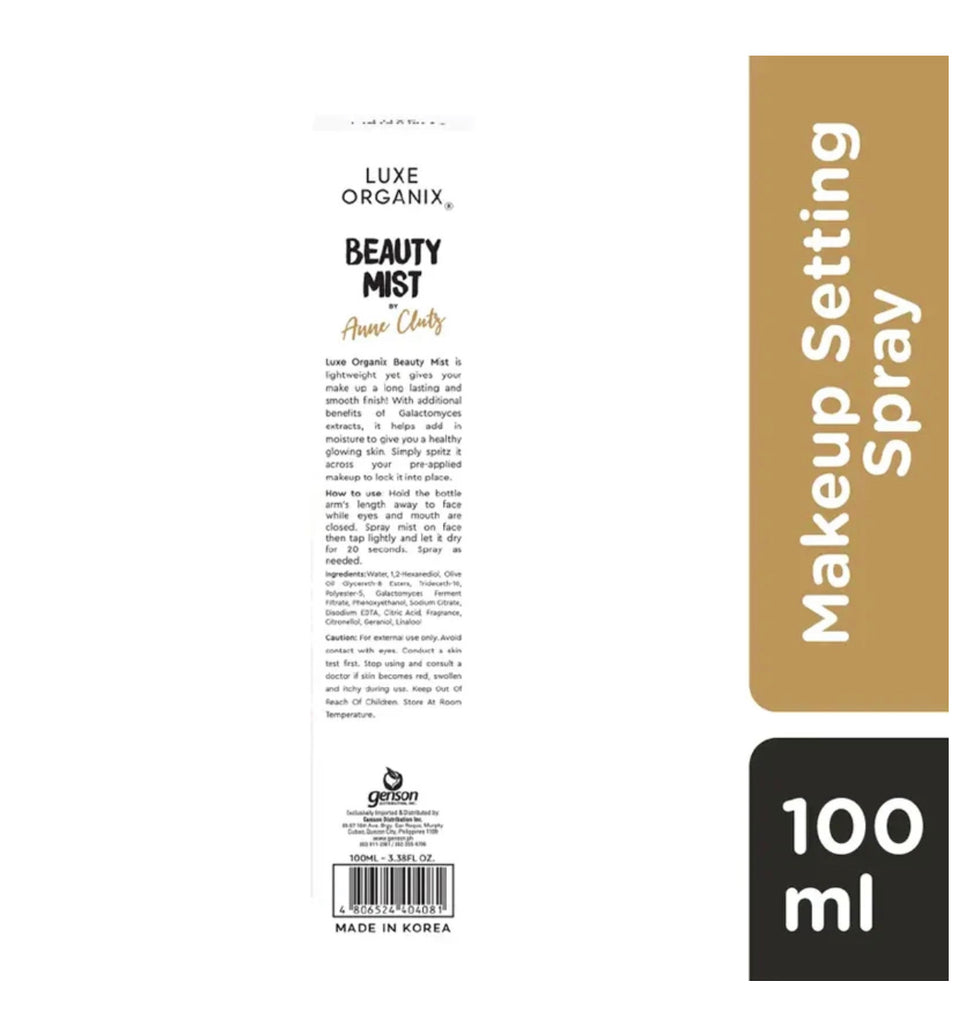 Beauty Mist By Anne Clutz Makeup Setting Spray 100ml - La Belleza AU Skin & Wellness