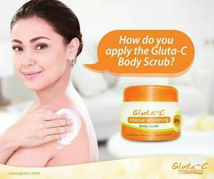 Gluta-C Intense Whitening Body Scrub with Glutathione, Vit C & Papaya 250g - La Belleza AU Skin & Wellness