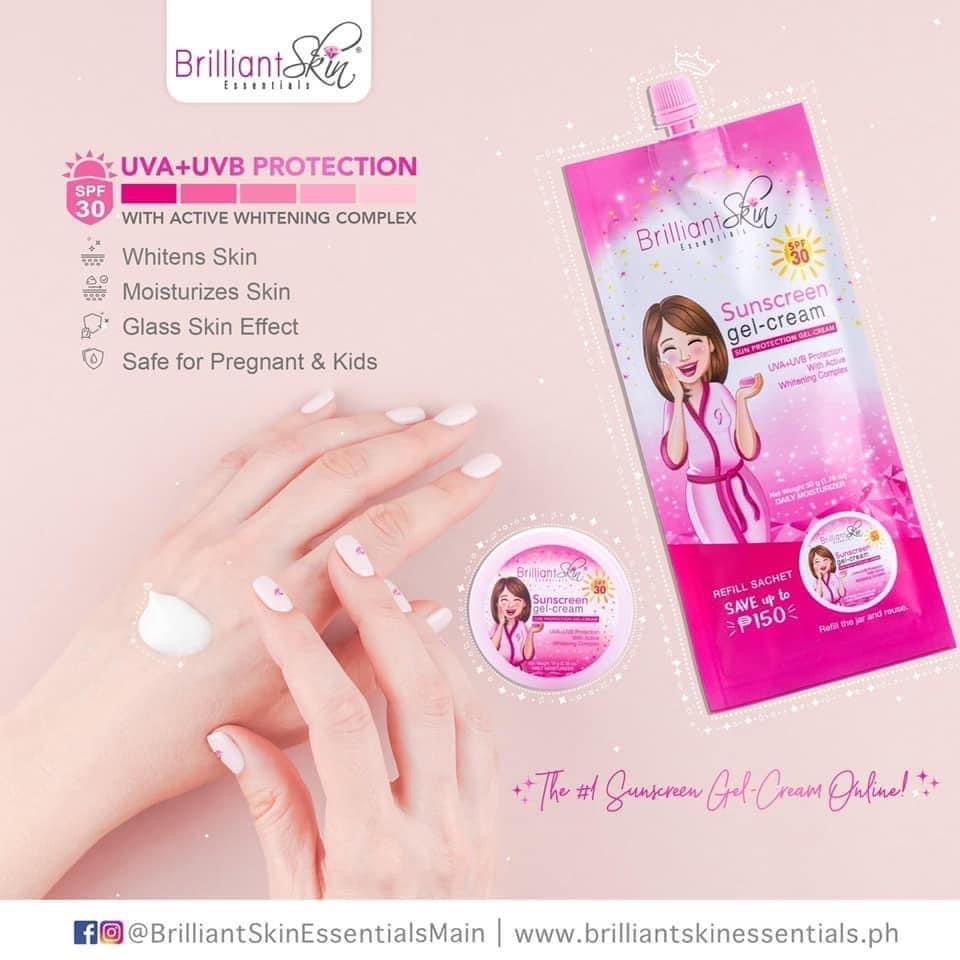 Brilliant Skin Sunscreen Gel-Cream SPF30 50g - La Belleza AU Skin & Wellness