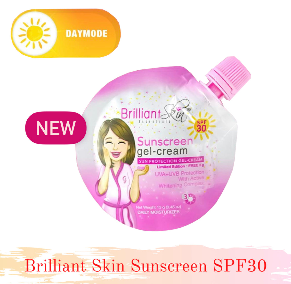 Brilliant Skin Sunscreen Gel-Cream SPF30 50g - La Belleza AU Skin & Wellness
