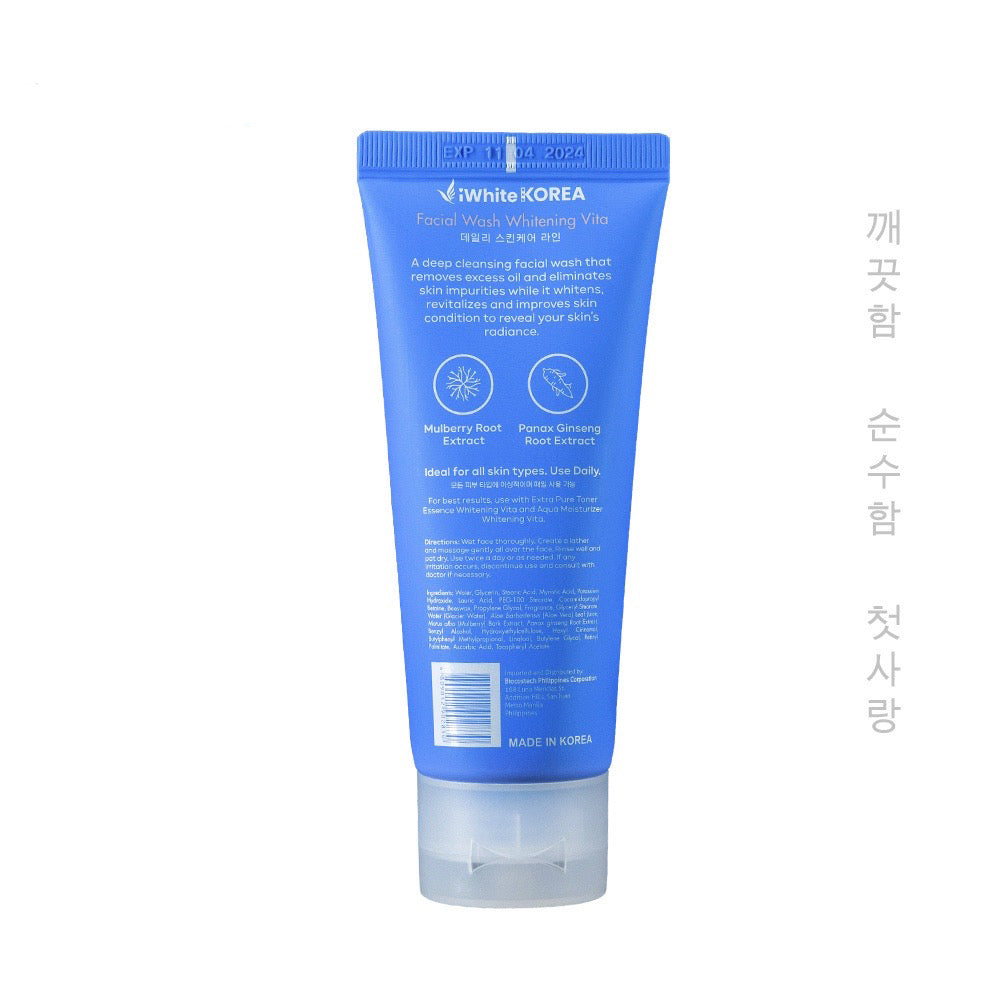 Whitening Vita Facial Wash 90ml (New Packaging) - La Belleza AU Skin & Wellness