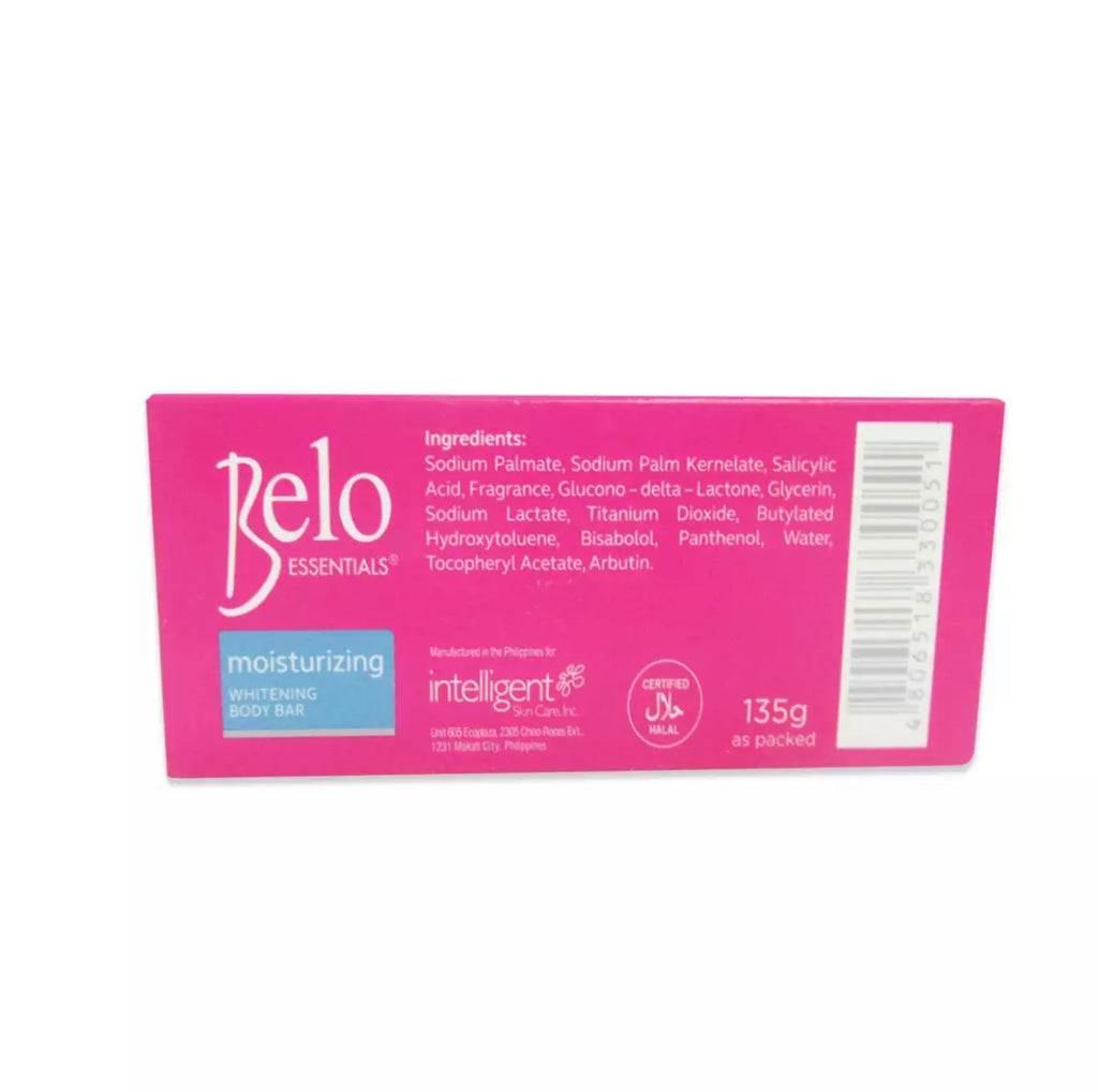 Belo Essentials Moisturizing Whitening Body Bar 135g - La Belleza AU Skin & Wellness