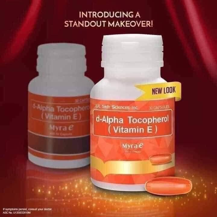 Myra®️e d-Alpha Tocopherol Vitamin E 400 I.U. Capsule - La Belleza AU Skin & Wellness