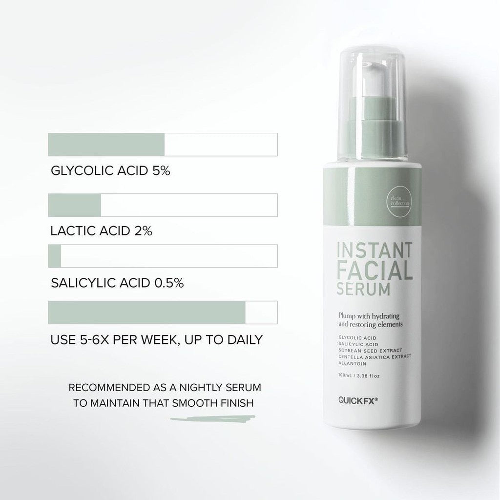 QUICKFX Clean Collection Instant Facial Serum 100ml - La Belleza AU Skin & Wellness