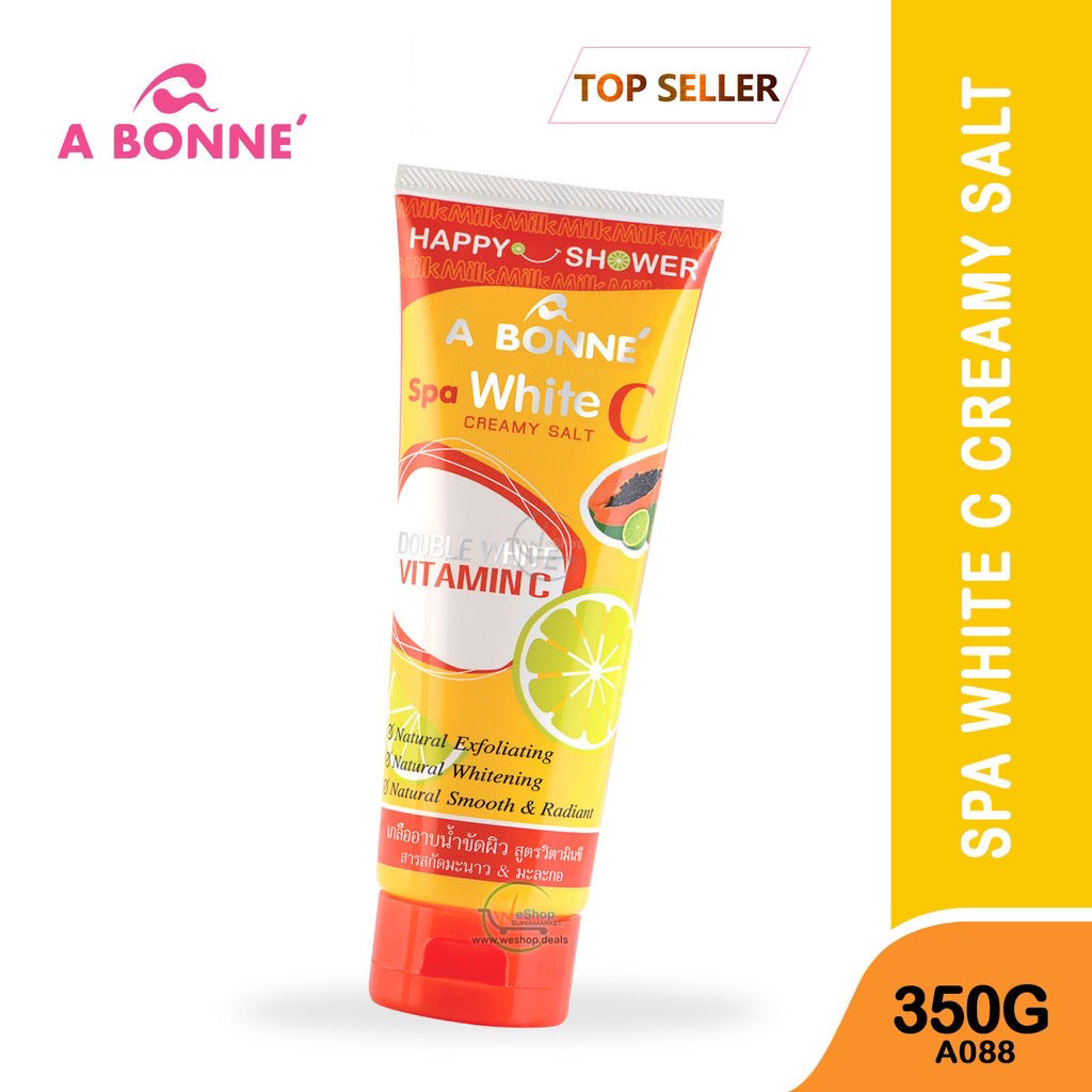 Spa White C Creamy Salt Scrub 350g - La Belleza AU Skin & Wellness