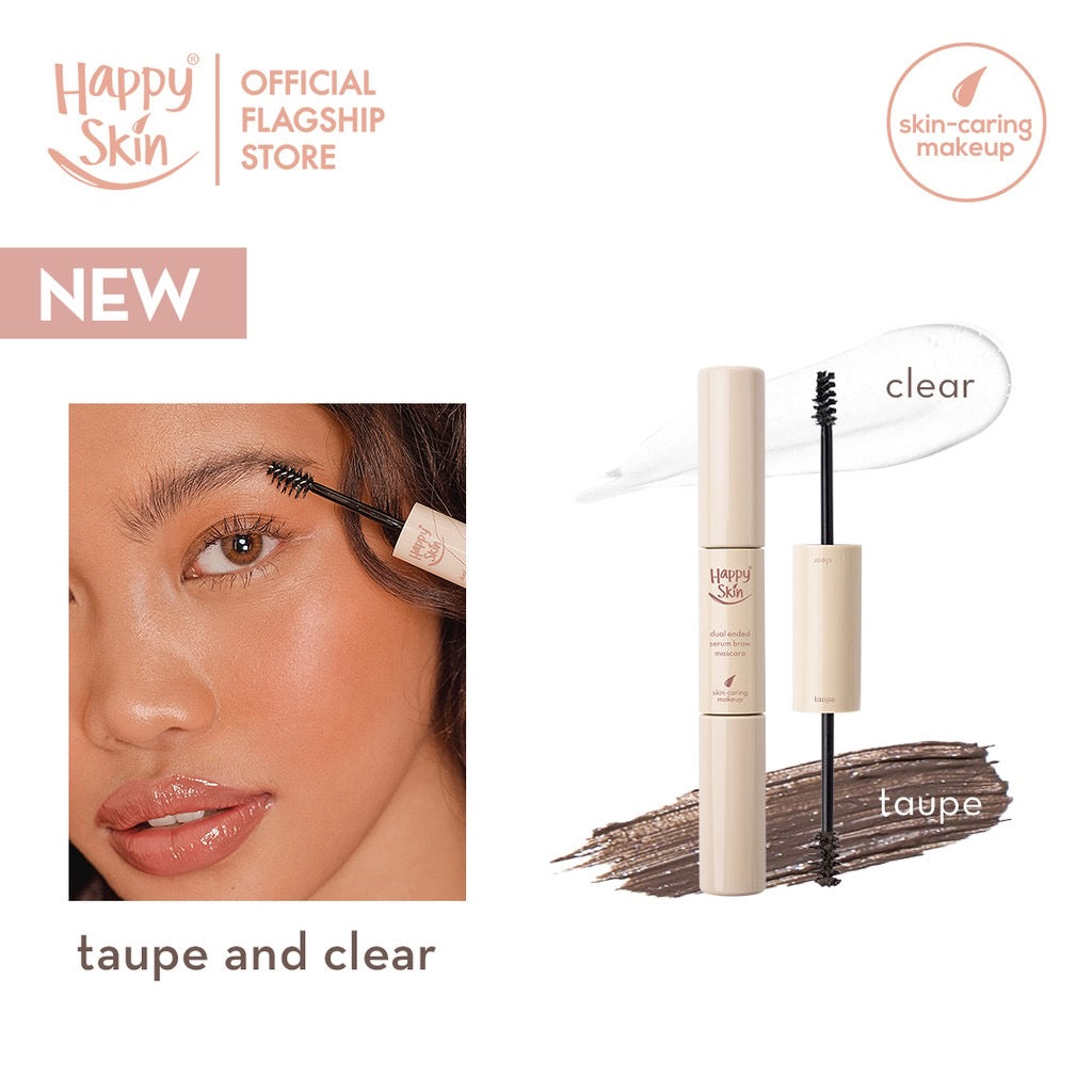 Happy Skin Second Skin Dual-Ended Serum Brow Mascara - La Belleza AU Skin & Wellness