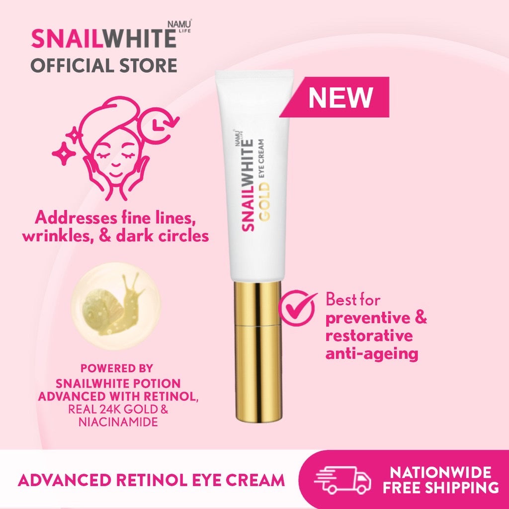 SNAILWHITE Gold Advanced Retinol Eye Cream 15ml - La Belleza AU Skin & Wellness