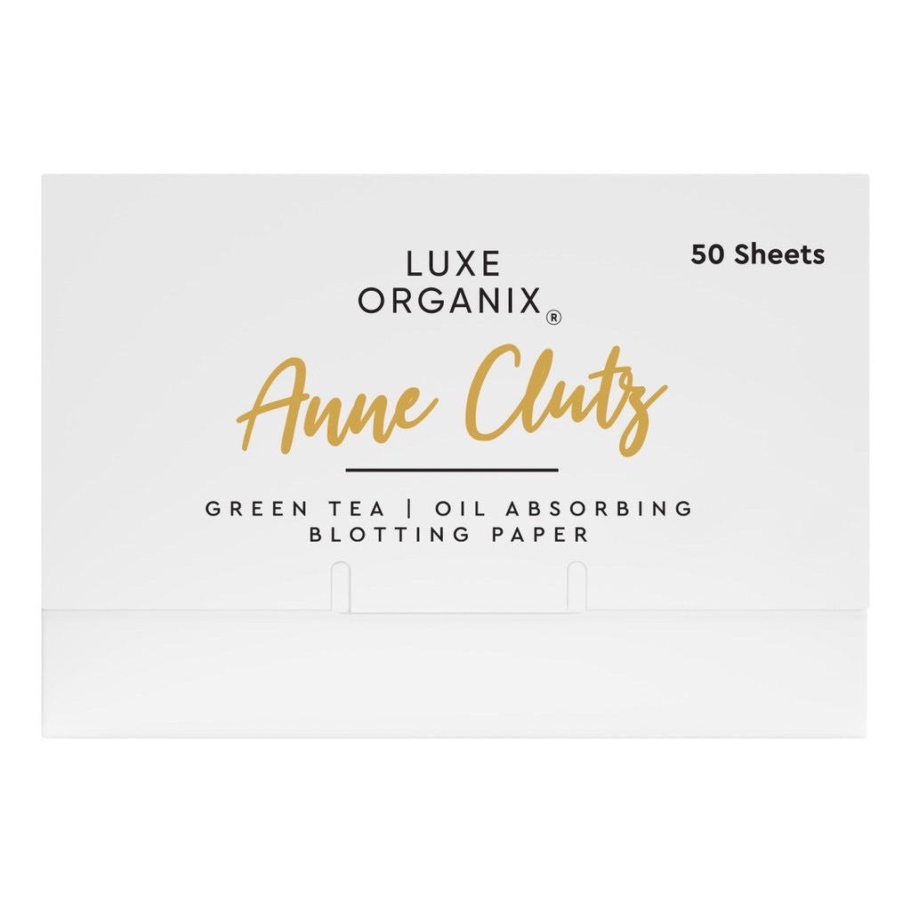 Luxe Organix Green Tea Blotting Paper by Anne Clutz 50 sheets - La Belleza AU Skin & Wellness