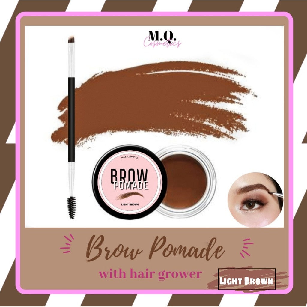 MQ Cosmetics Brow Pomade with FREE Spoolie (IMPROVED FORMULA) - La Belleza AU Skin & Wellness