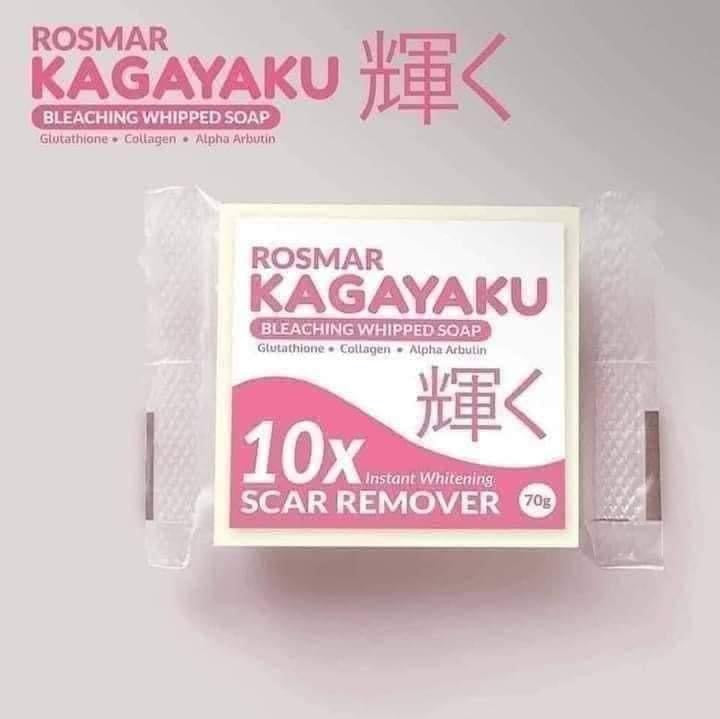 Rosmar Kagayaku Bleaching Whipped Soap 10x Instant Whitening  Scar Remover (10 x 70g / box) - La Belleza AU Skin & Wellness