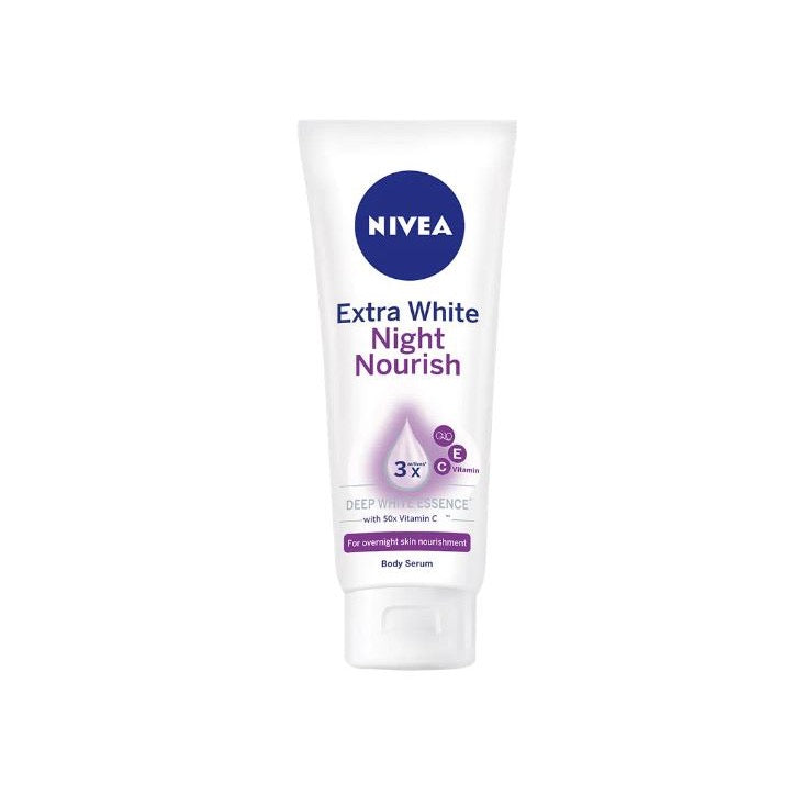 NIVEA Extra White Night Nourish Body Serum 200ml - La Belleza AU Skin & Wellness