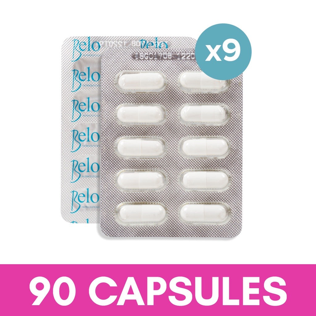 Belo Nutraceuticals Glutathione + Collagen 60 + FREE 30 capsules (New Packaging) - La Belleza AU Skin & Wellness